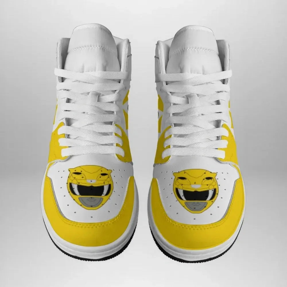 Yellow Ranger Mighty Morphin V2 Special High Top Shoes